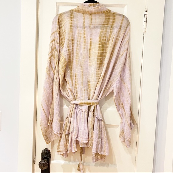 NWT Free People FP One Sasha Tie Dye Kimono - Picture 8 of 11